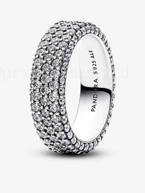 Pandora Timeless Pavé Triple-row Ring